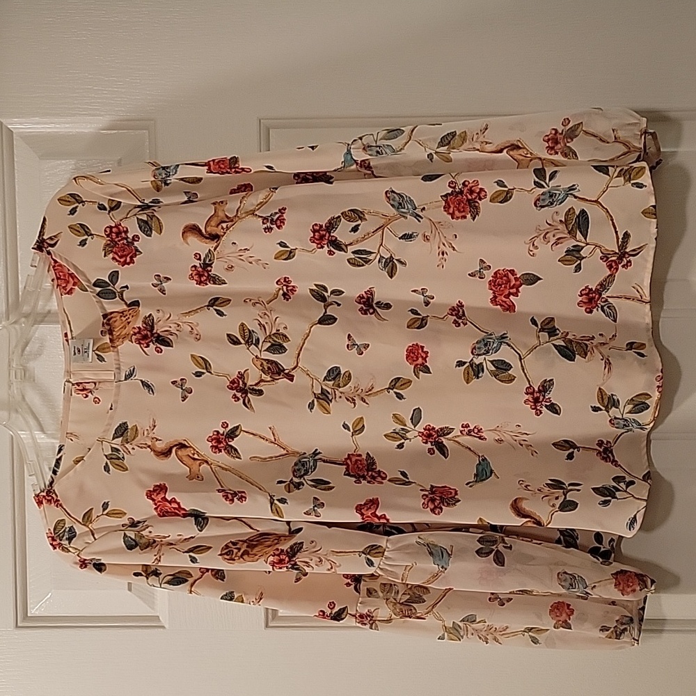 NWOT LC Lauren Conrad Disney Collection Blouse Size XL